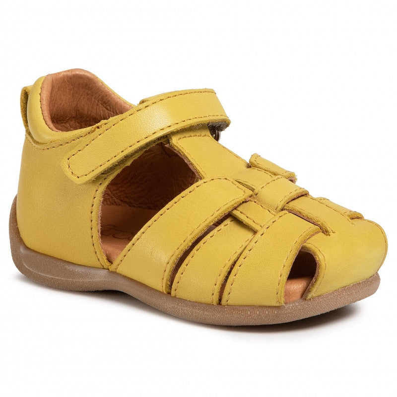 Froddo Boys Leather Sandal Toddler Shoe - Yellow