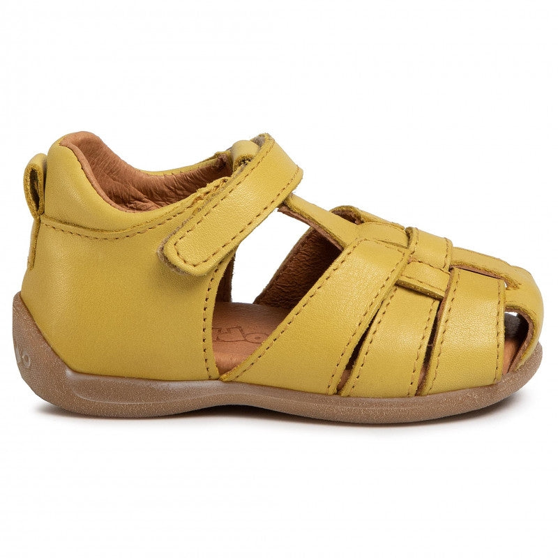 Froddo Boys Leather Sandal Toddler Shoe - Yellow