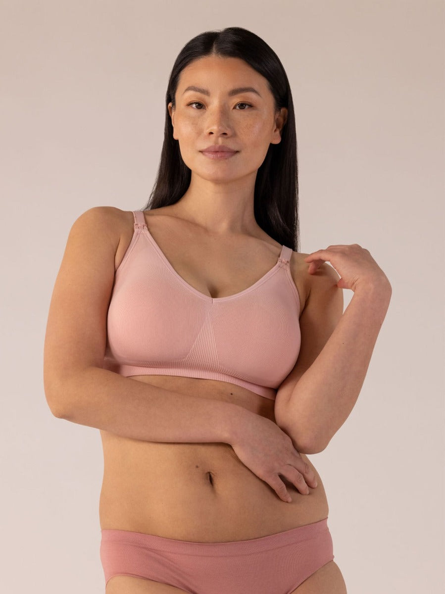 Bravado Body Silk Seamless Sustainable Nursing Bra - Dusted Peony (4 Sizes)