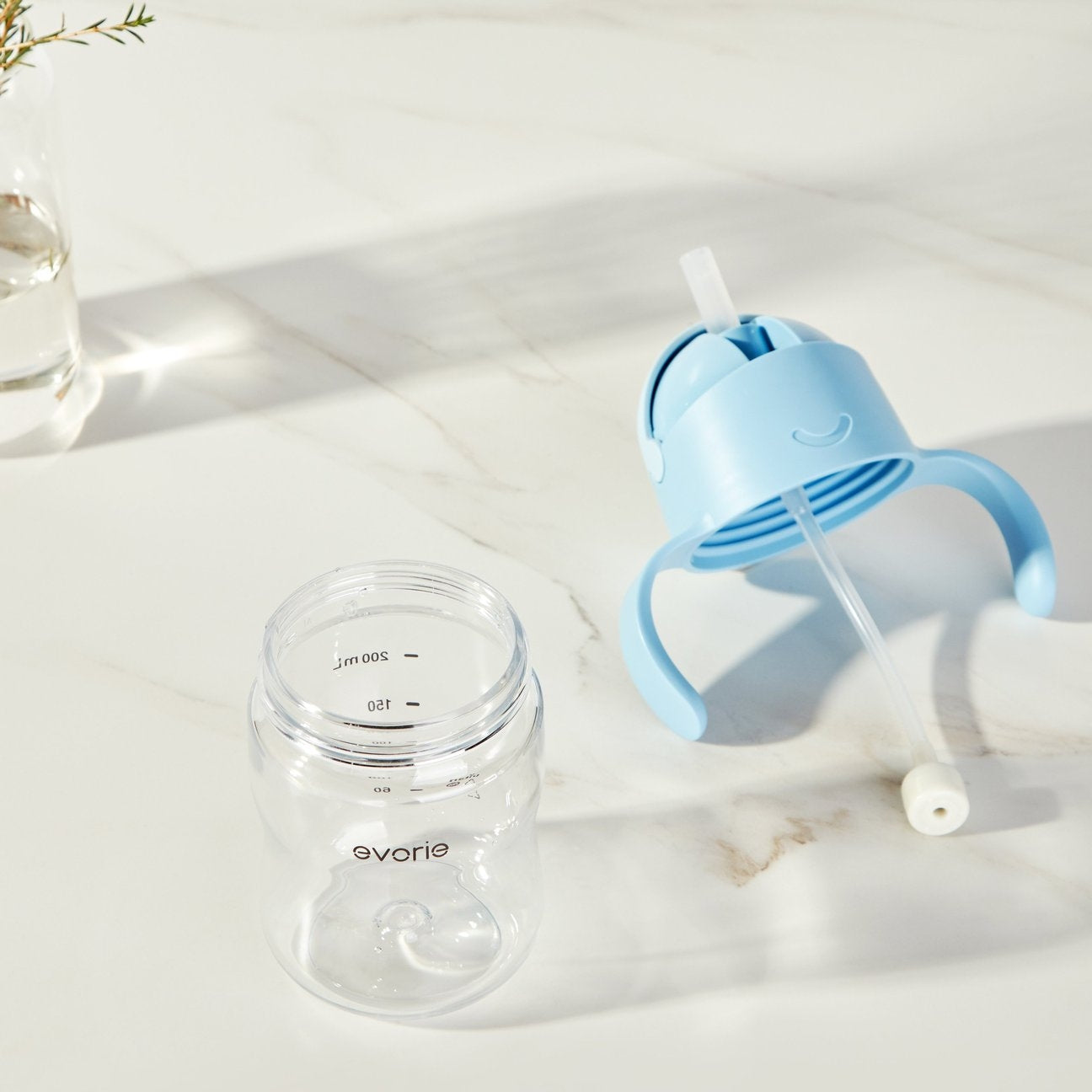 Evorie Tritan Gravity Straw Sippy Cup Water Bottle (200ml) (12 Colours) - Pupsik Singapore