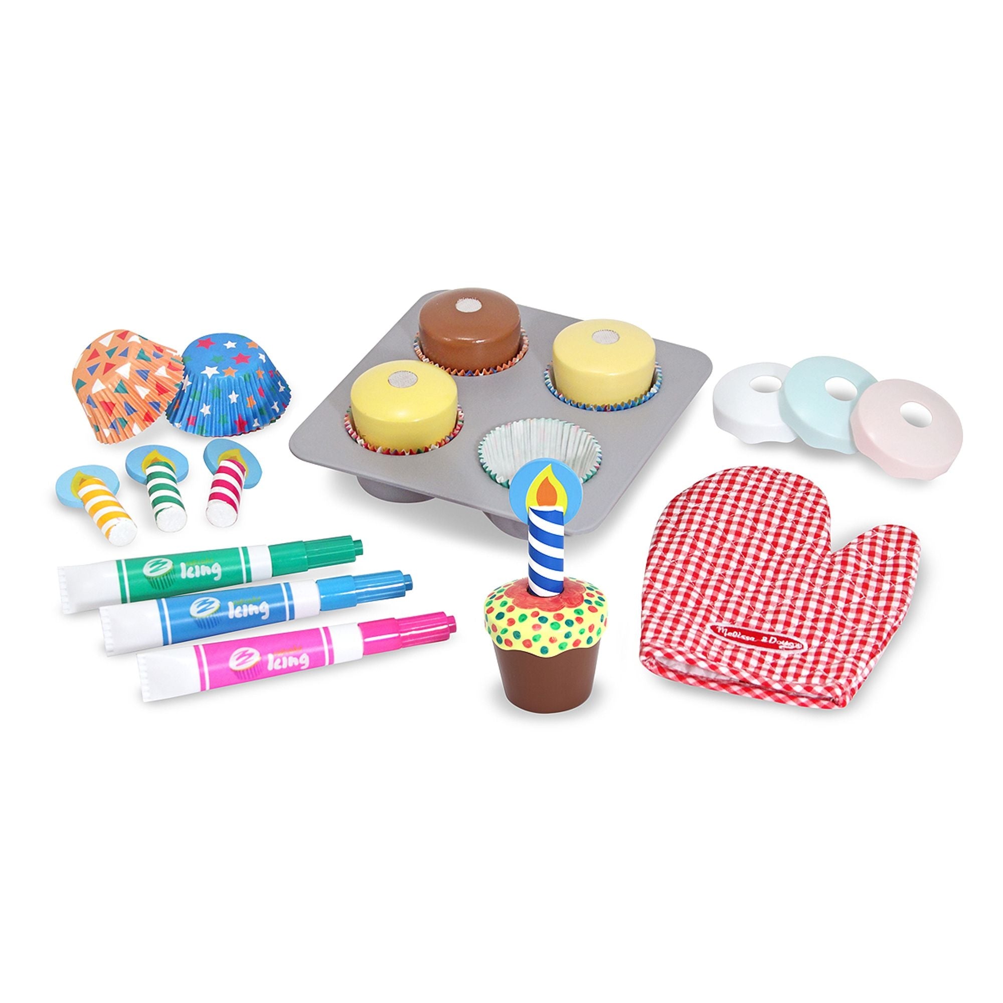 Melissa & Doug Bake & Decorate Cupcake Set