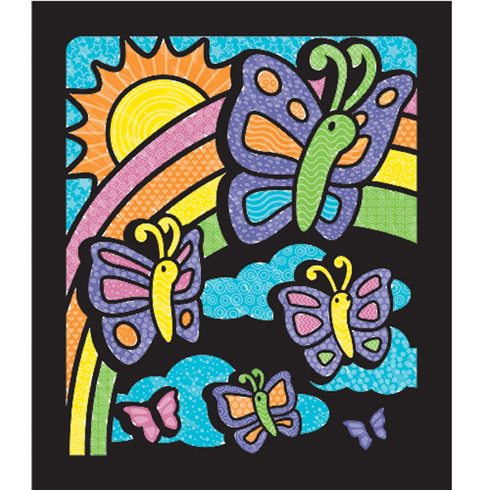 Melissa & Doug On the Go Magic Velvet Travel Activity Kit - Butterfly