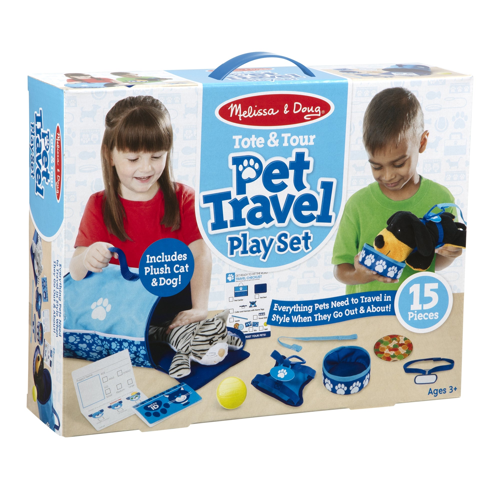 Melissa & Doug Tote & Tour Pet Travel Play Set