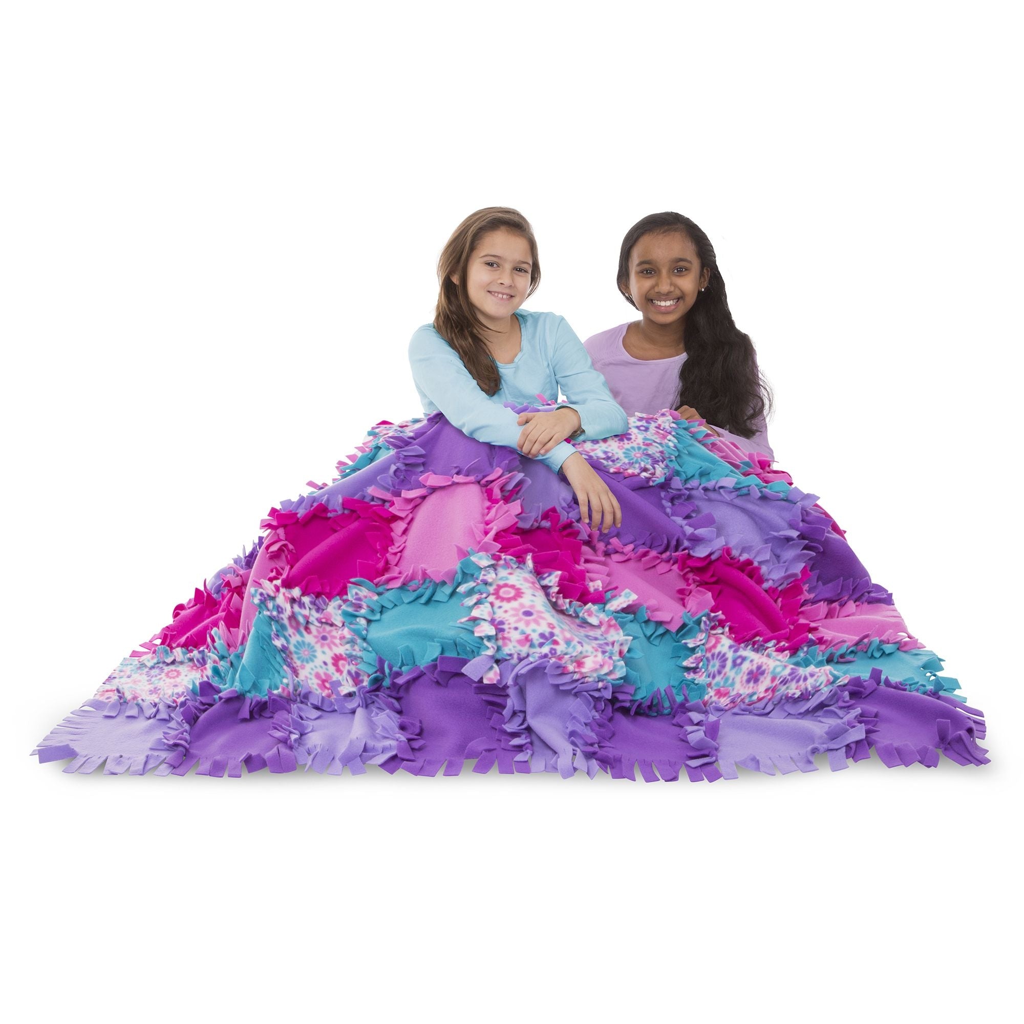 Melissa & Doug Created by Me! Flower Fleece Quilt Kit