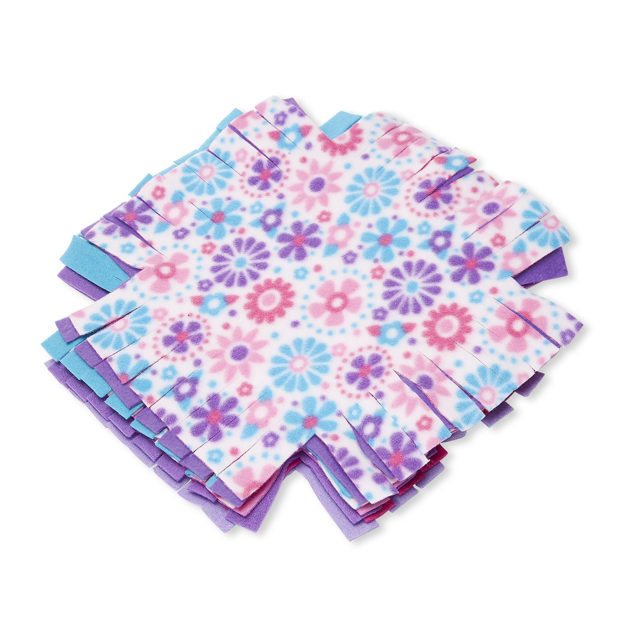 Melissa & Doug Created by Me! Flower Fleece Quilt Kit