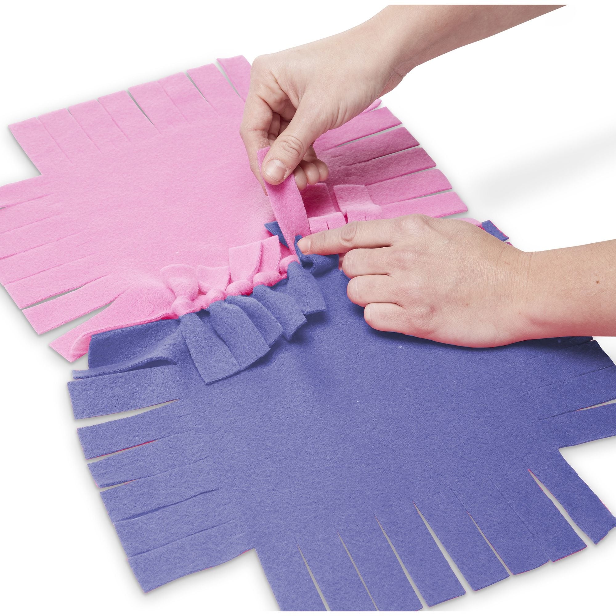 Melissa & Doug Created by Me! Flower Fleece Quilt Kit