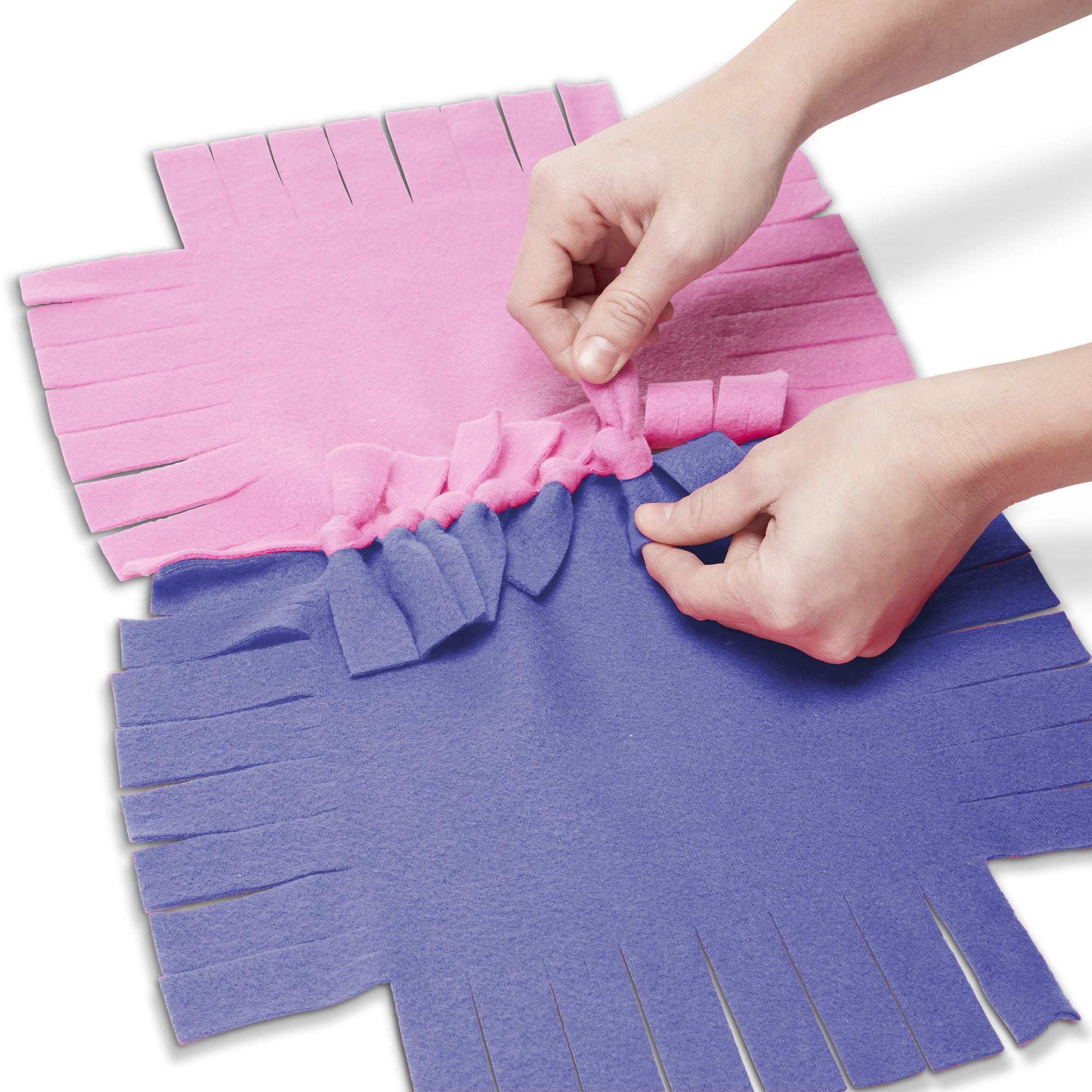 Melissa & Doug Created by Me! Flower Fleece Quilt Kit