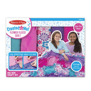 Melissa & Doug Created by Me! Flower Fleece Quilt Kit