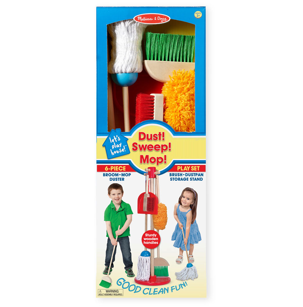 Melissa & Doug Let's Play House! Dust! Sweep! Mop! Play Set