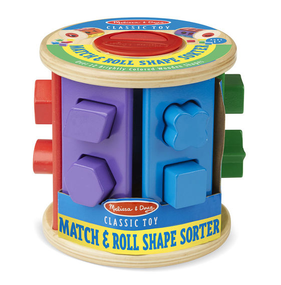 Melissa & Doug Match & Roll Shape Sorter