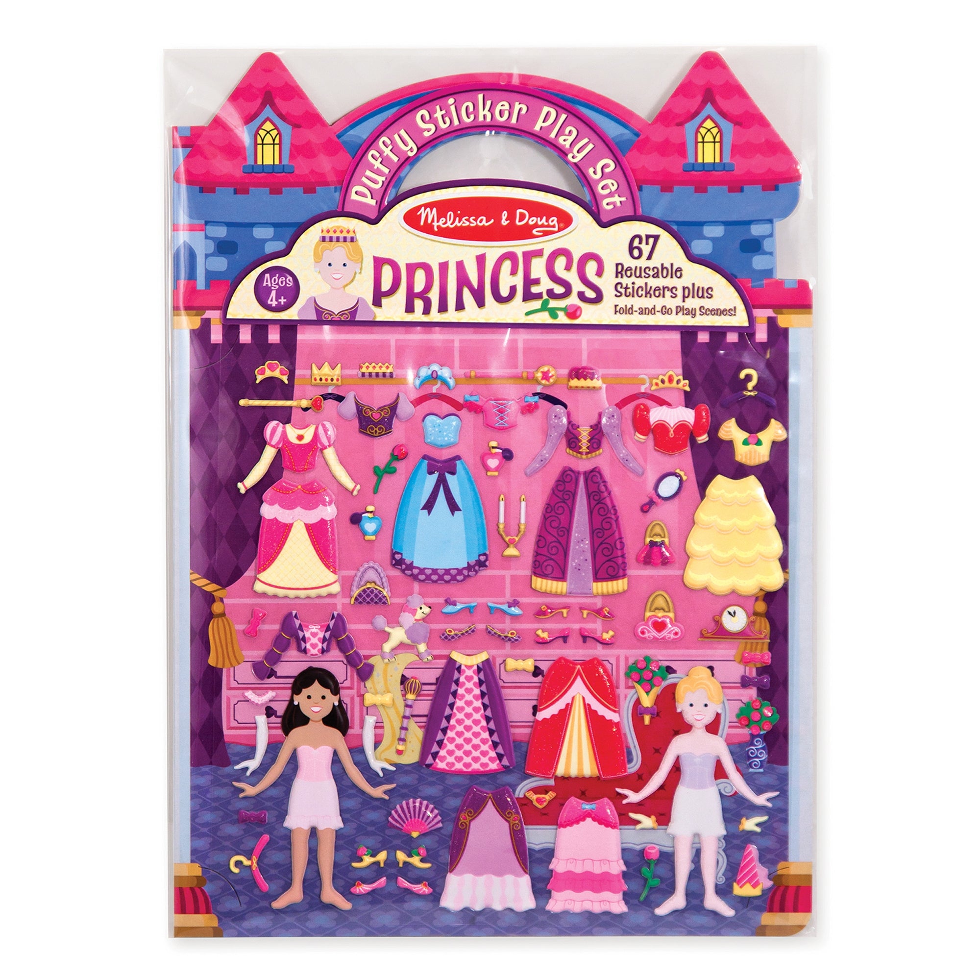 Melissa & Doug Puffy Stickers Play Set (6 Designs) - Pupsik Singapore
