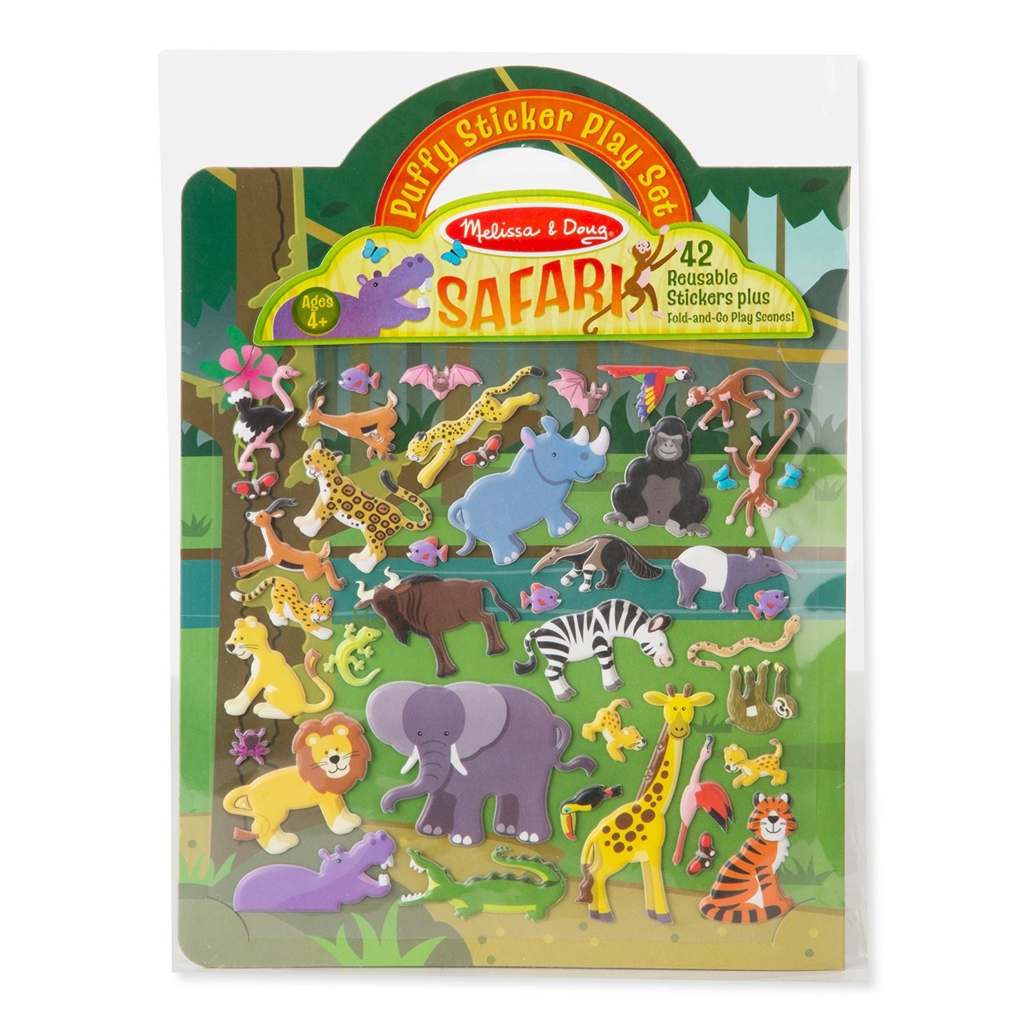 Melissa & Doug Puffy Stickers Play Set (6 Designs) - Pupsik Singapore
