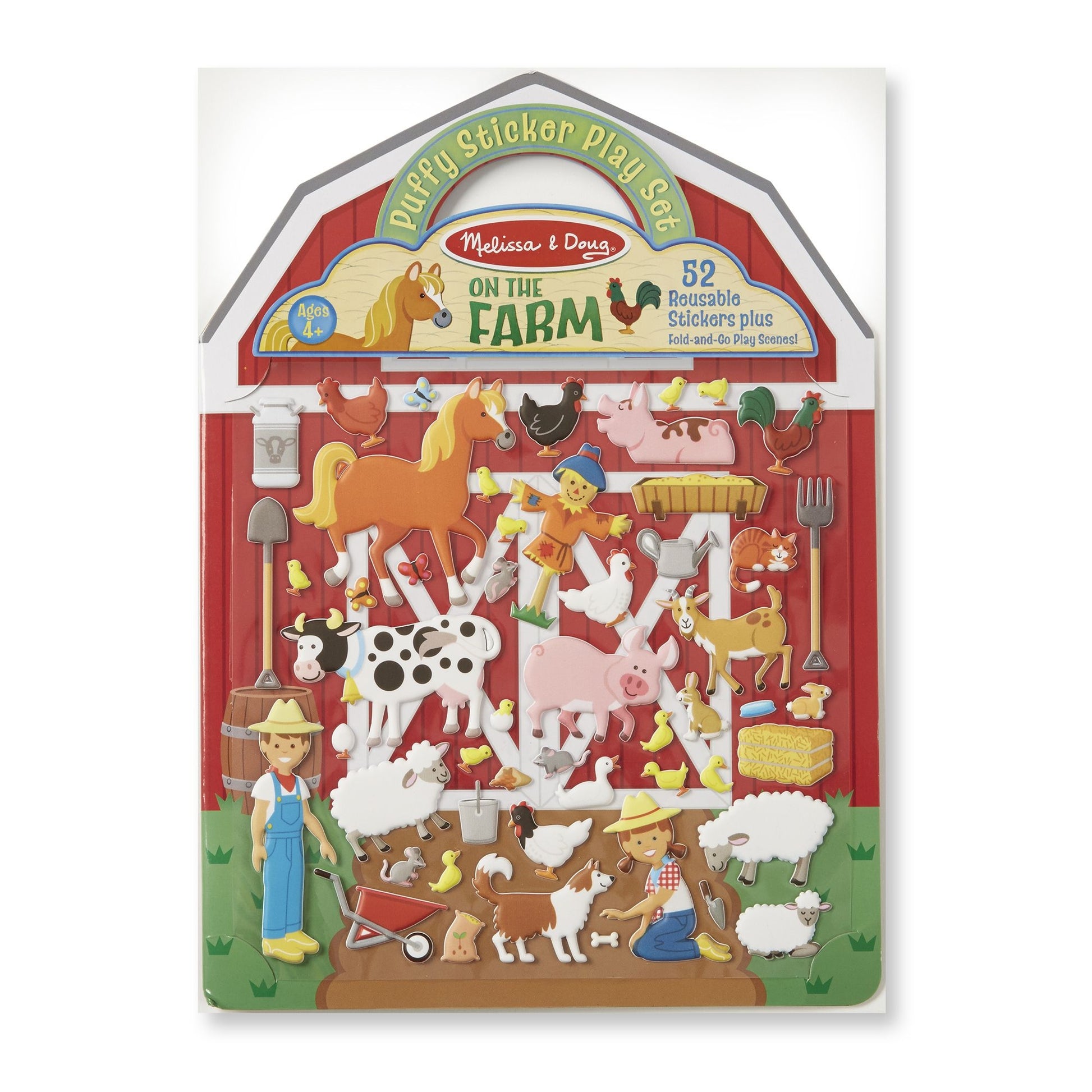 Melissa & Doug Puffy Stickers Play Set (6 Designs) - Pupsik Singapore