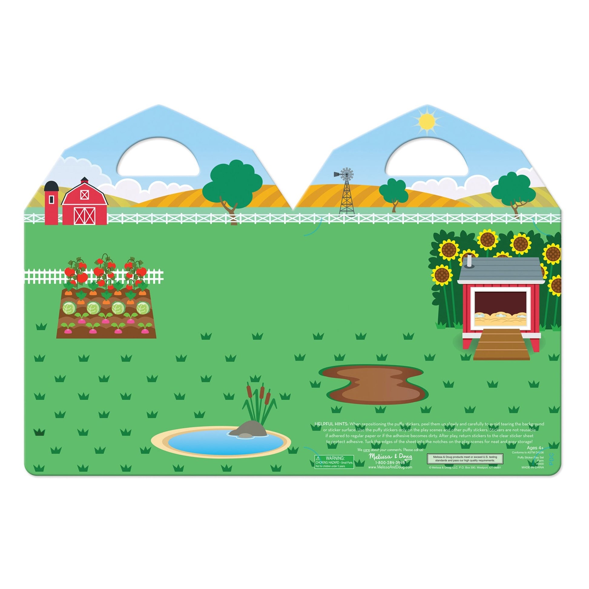Melissa & Doug Puffy Stickers Play Set (6 Designs) - Pupsik Singapore