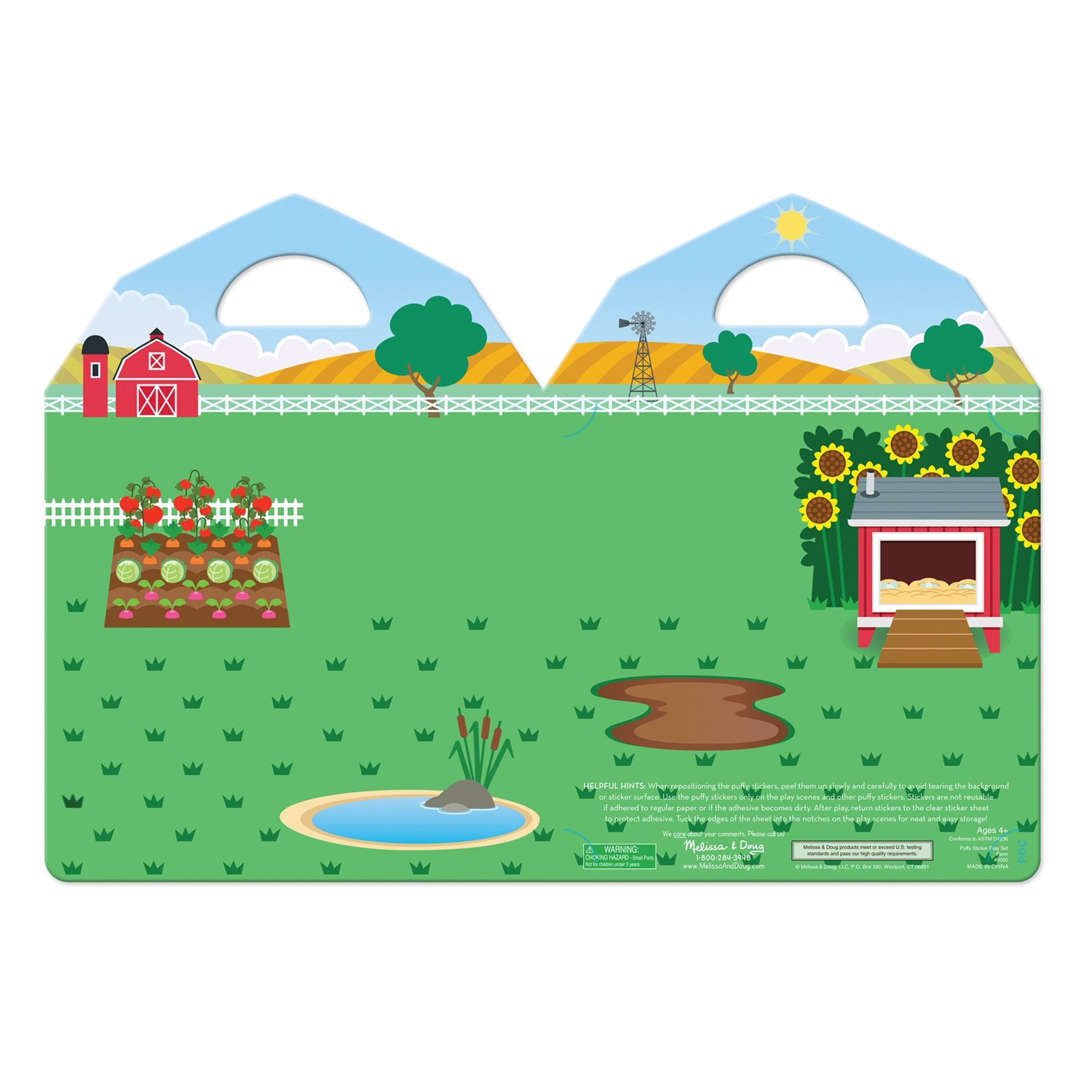 Melissa & Doug Puffy Stickers Play Set (6 Designs) - Pupsik Singapore