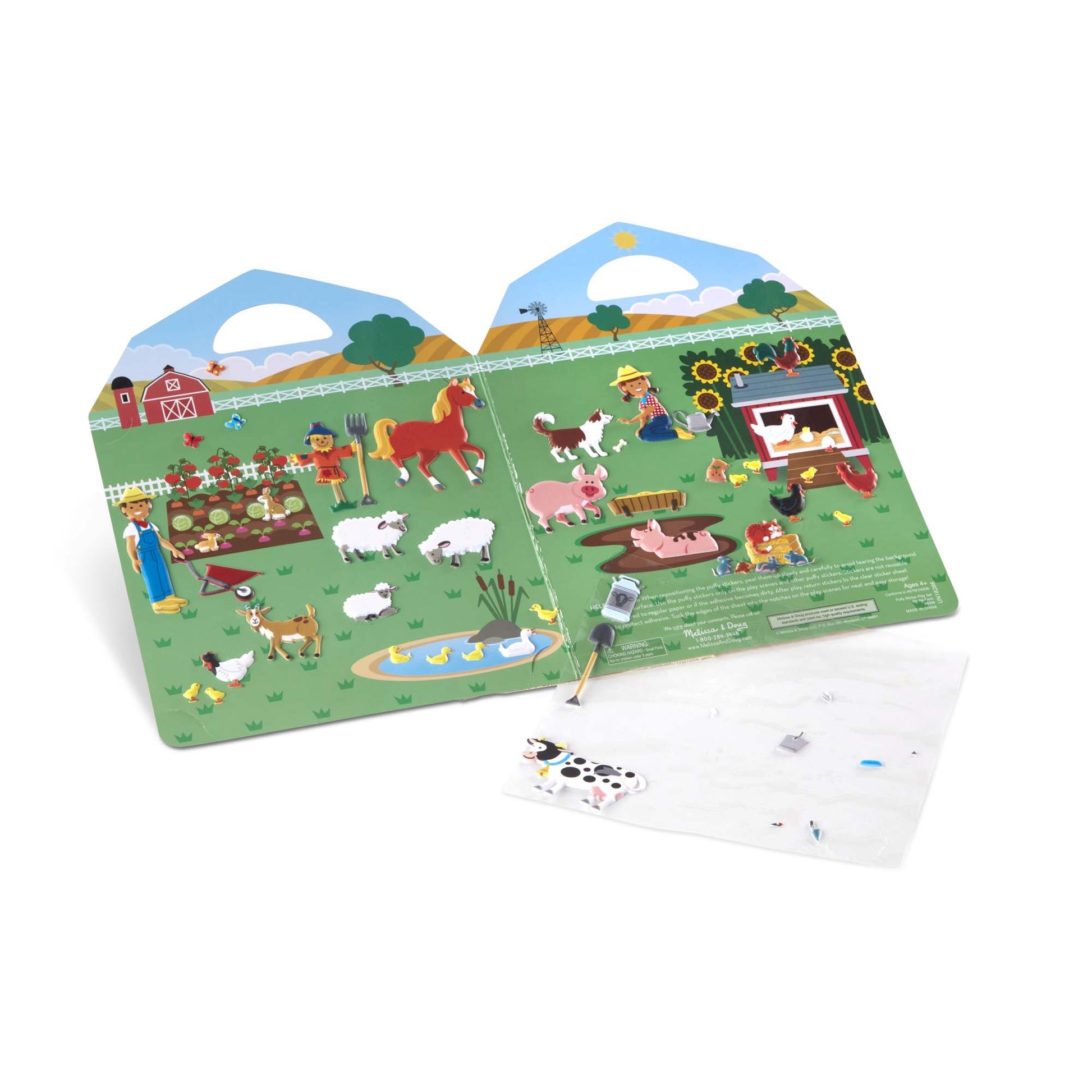 Melissa & Doug Puffy Stickers Play Set (6 Designs) - Pupsik Singapore