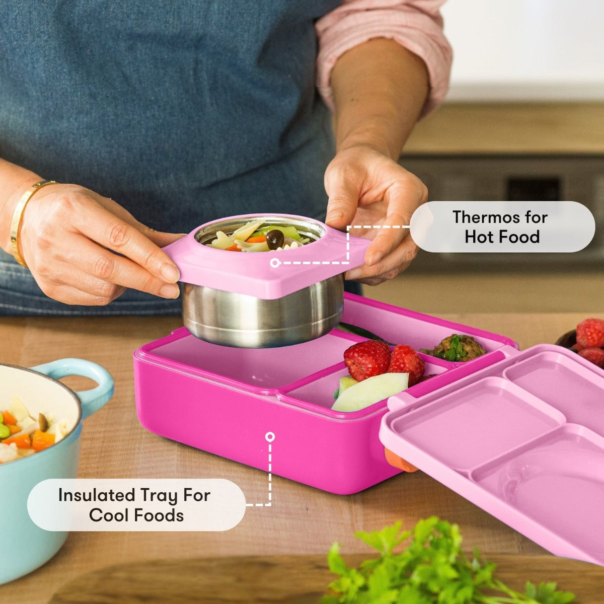 OmieBox Hot & Cold Insulated Bento Box (11 Colours)