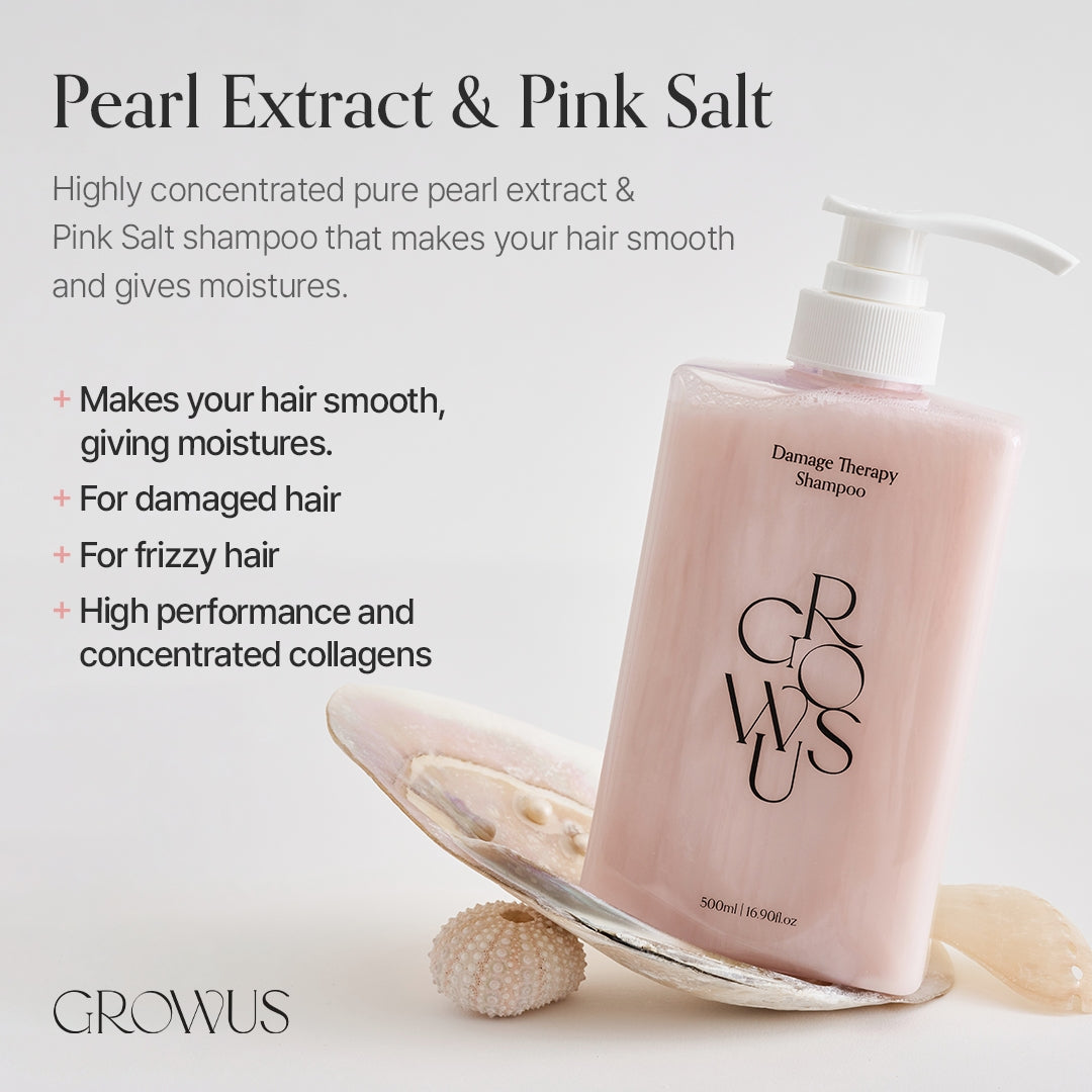 Growus Damage Therapy Shampoo, 500ml (Exp 05/28)