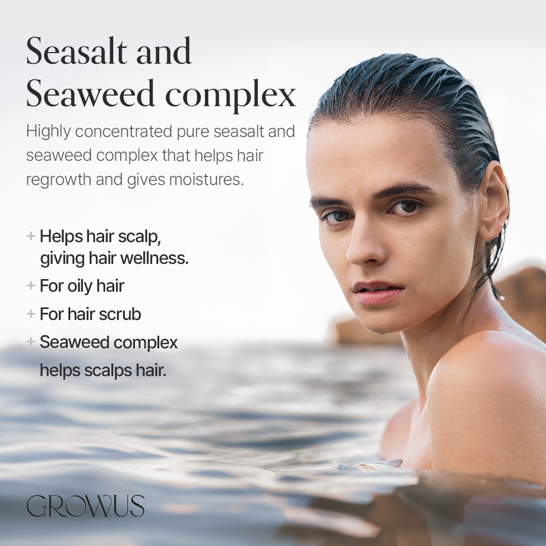 Growus Sea Salt Therapy Shampoo, 500ml (Exp 05/27)