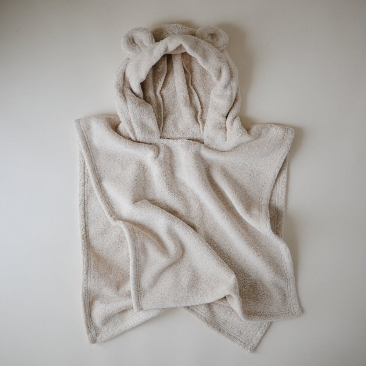 Mushie Poncho Bear Towel (3 Colors) - Pupsik Singapore