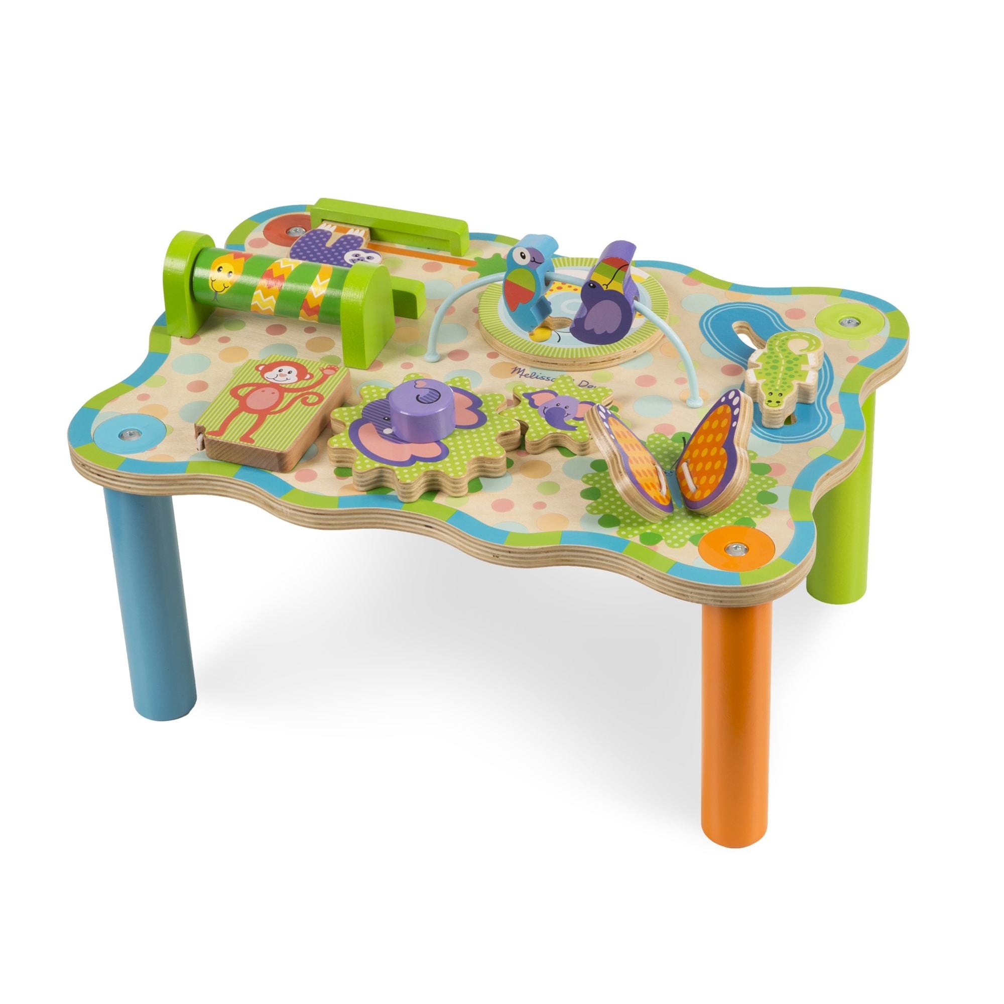 Melissa & Doug First Play Jungle Activity Wooden Table