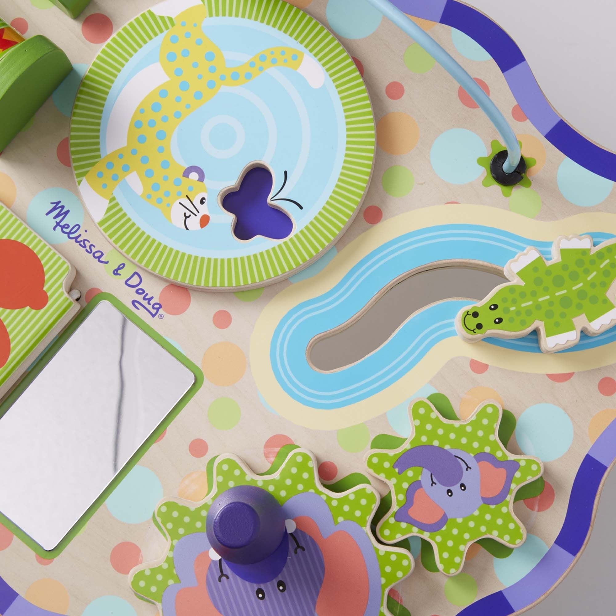 Melissa & Doug First Play Jungle Activity Wooden Table