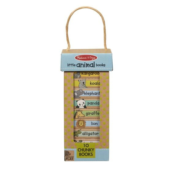 Melissa & Doug Natural Play Book Tower: Little Animal