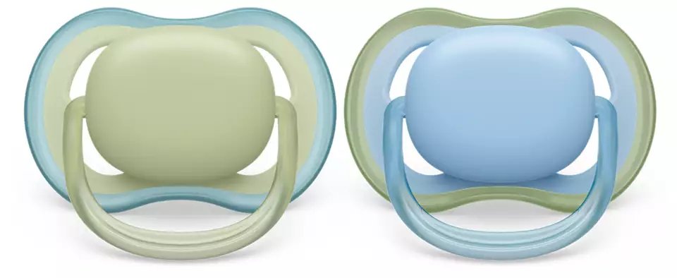 Philips Avent Ultra Air Pacifier, 2pk - 0-6M (8 Designs) - Pupsik Singapore
