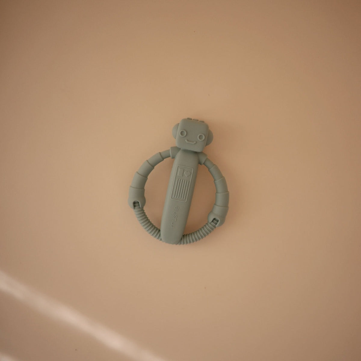 Mushie Robot Rattle Teether