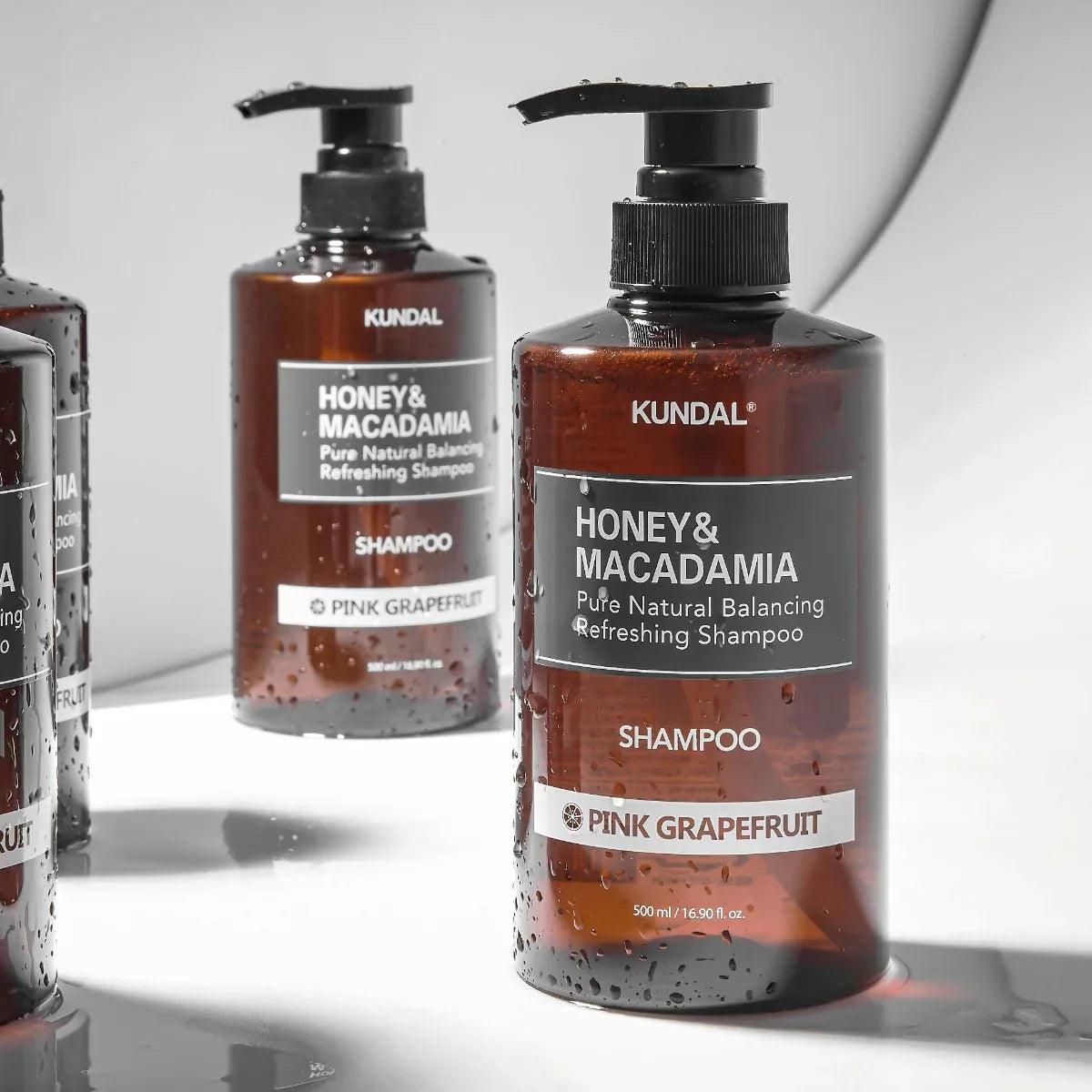 PK shampoo まとめ売り Kundal Honey & Macadamia Nature Shampoo, 500ml - Clean Soap (Exp