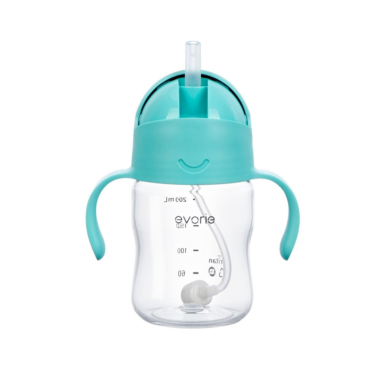 Evorie Tritan Gravity Straw Sippy Cup Water Bottle (200ml) (12 Colours) - Pupsik Singapore
