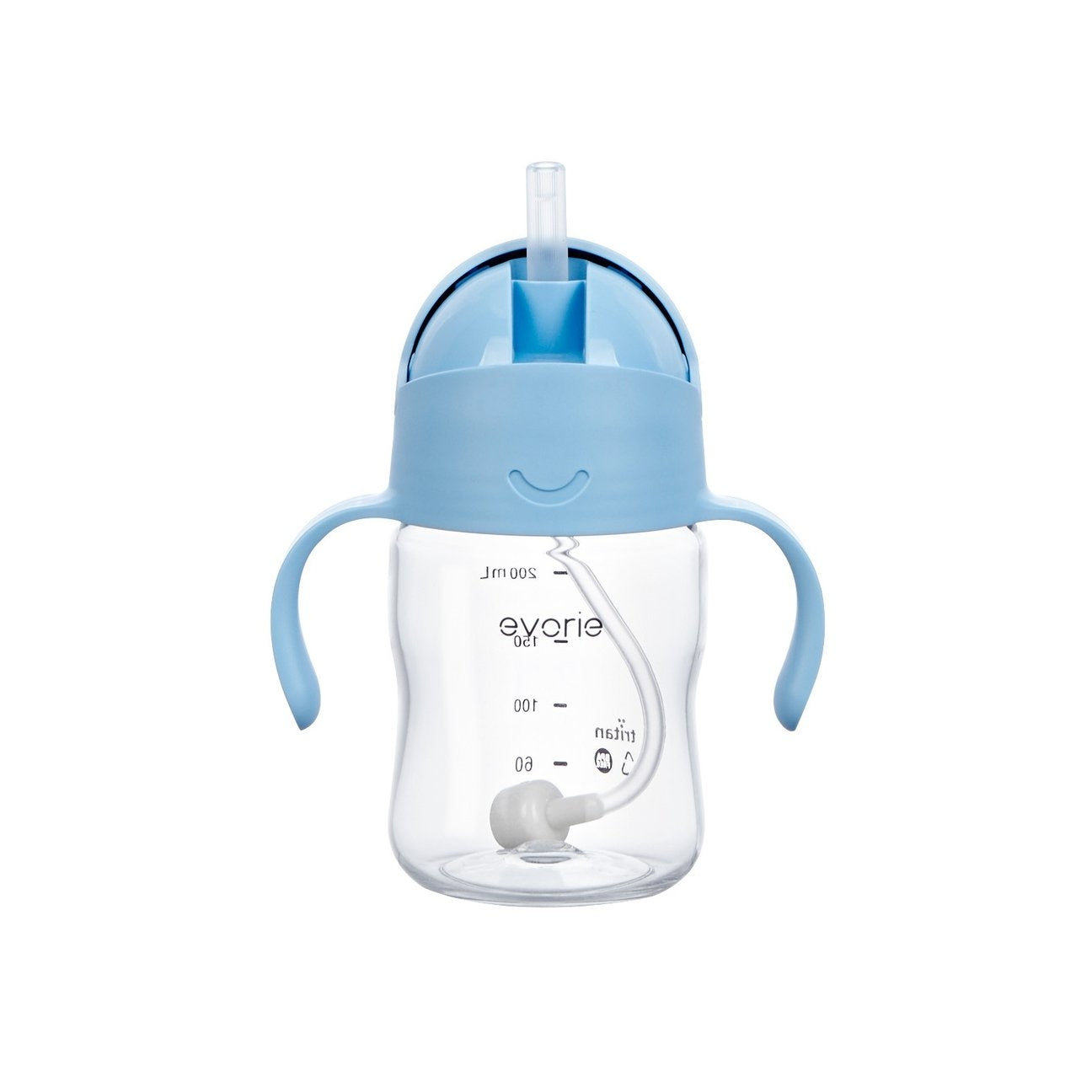 Evorie Tritan Gravity Straw Sippy Cup Water Bottle (200ml) (12 Colours) - Pupsik Singapore