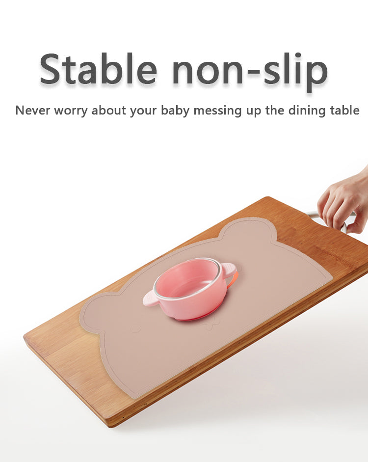 Biomom Silicone Feeding Set, Bear (2 Colors)