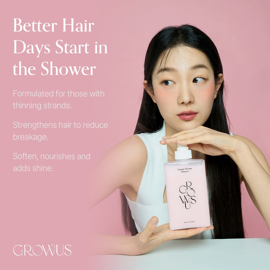 Growus Damage Therapy Shampoo, 500ml (Exp 05/28)