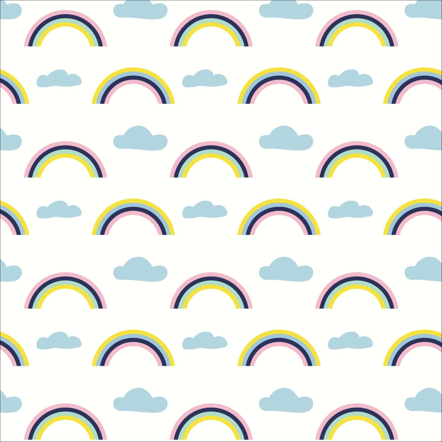 Bebe Au Lait Muslin Bedtime Sleeper - Rainbows (1 Size)