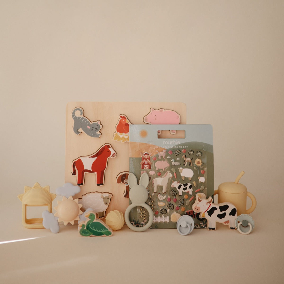 Mushie Wooden Puzzle (2 Designs)