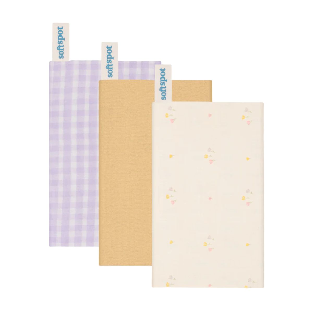 Soft Spot Soft Tea Towels, 3pk (6 Designs) - Pupsik Singapore