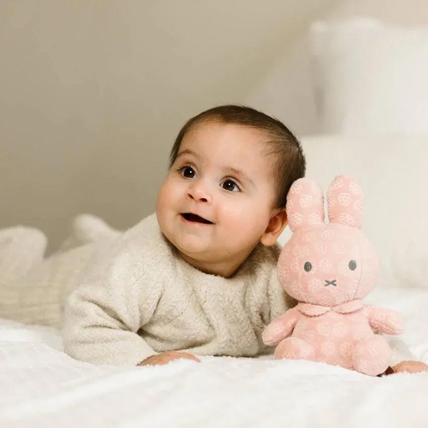 Miffy Cuddle Pink Flower Soft Toy (20cm) - Pupsik Singapore