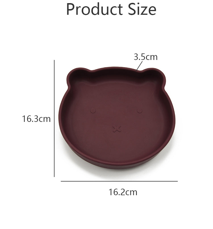 Biomom Silicone Feeding Set, Bear (2 Colors)