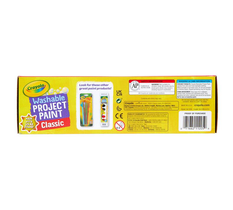 Crayola Washable Kids Paint (10pc)