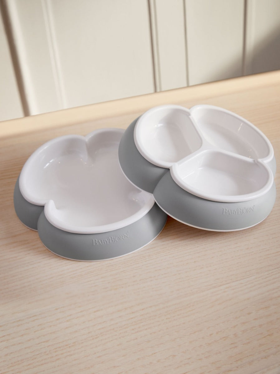 Baby Bjorn 2-piece Baby Plate Set (3 Colors) - Made in Sweden
