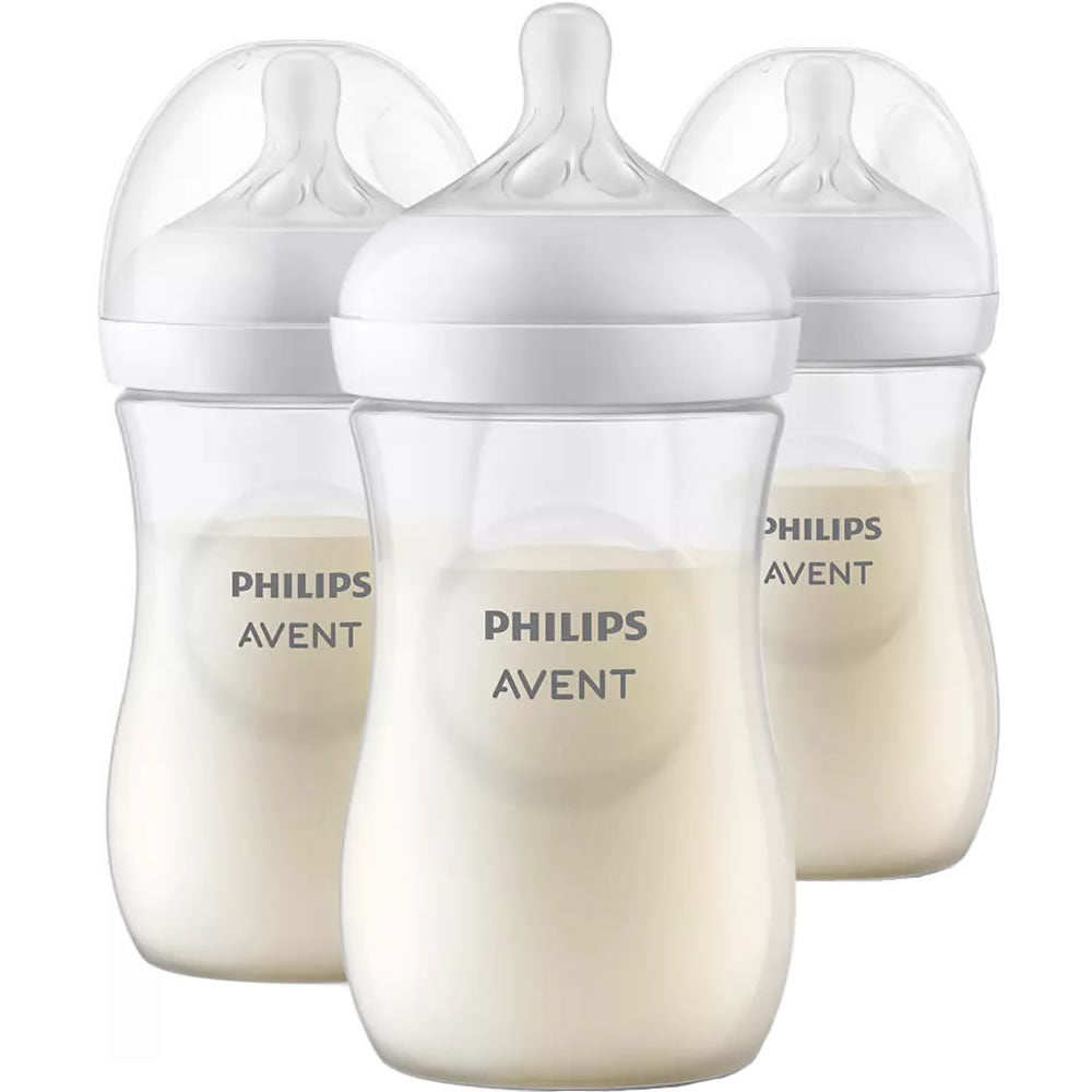 Philips Avent Natural Response 260ml Milk Baby Bottles (3-pack)