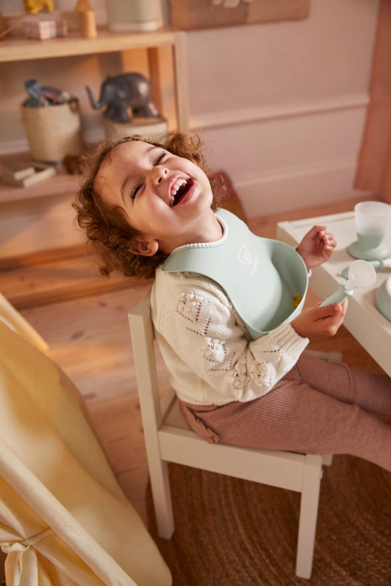 Baby Bjorn (Larger) Baby Bib, 2pk (5 Colours) - Made in Sweden
