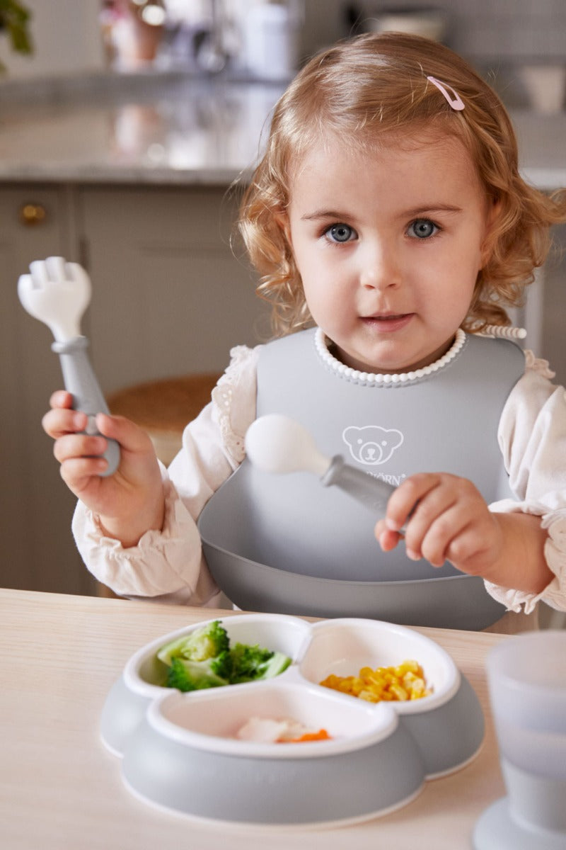Baby Bjorn Mealtime 4pcs Set - Made in Sweden - Pupsik Singapore