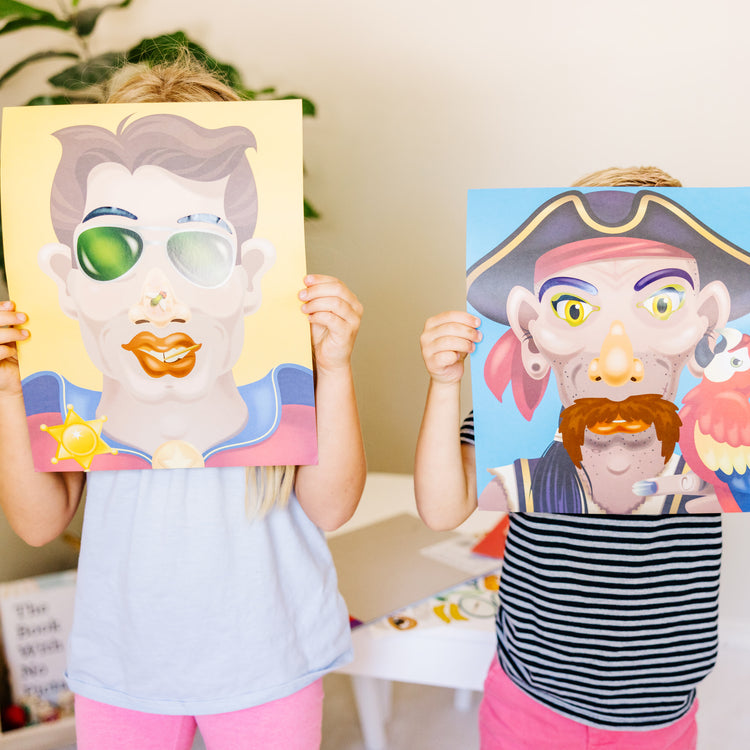 Melissa & Doug Make-a-Face Crazy Characters Sticker Pad