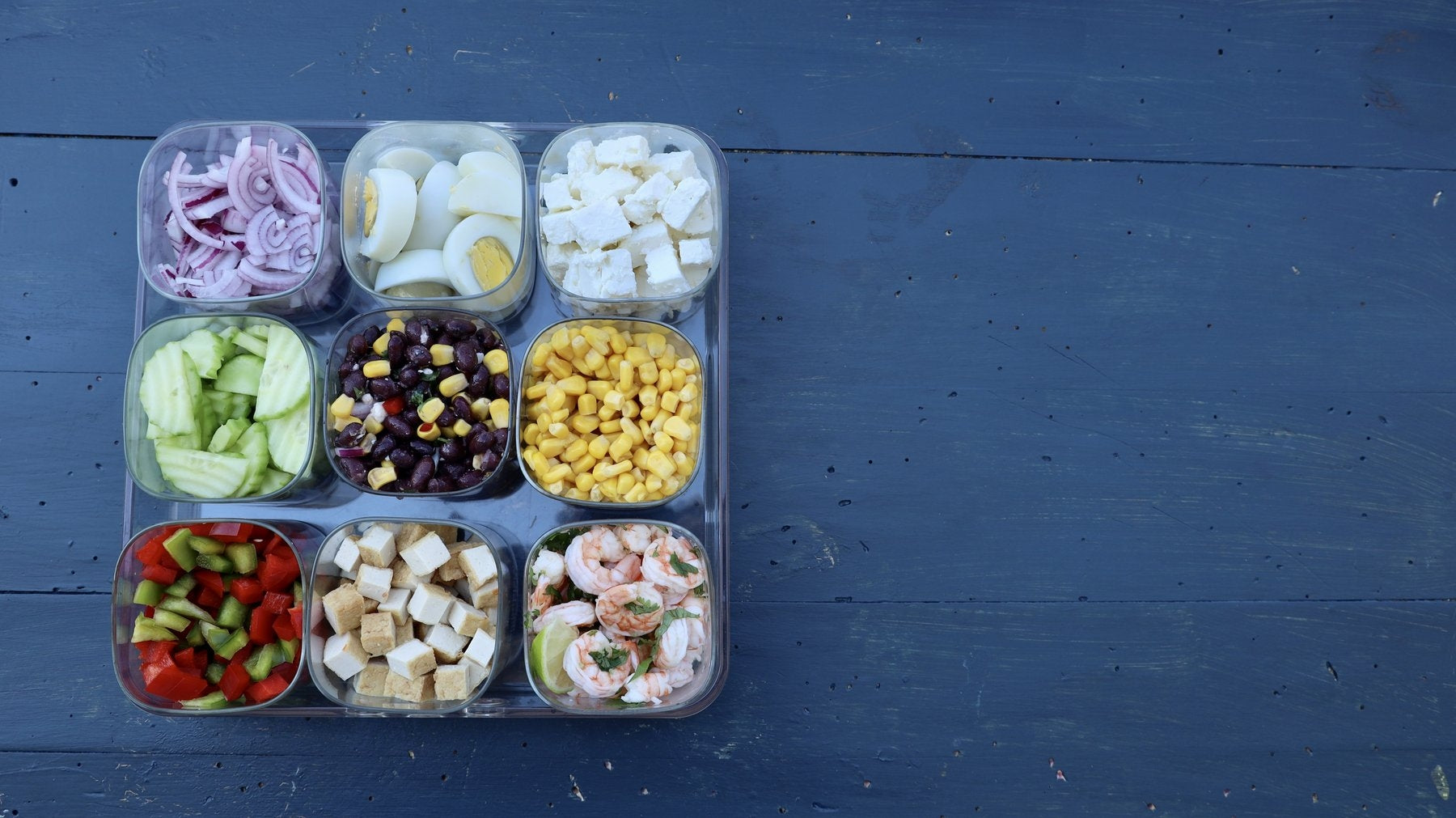 Yumbox Chop Chop Glass Storage Cubes, 3pc (3 Colours) - Pupsik Singapore