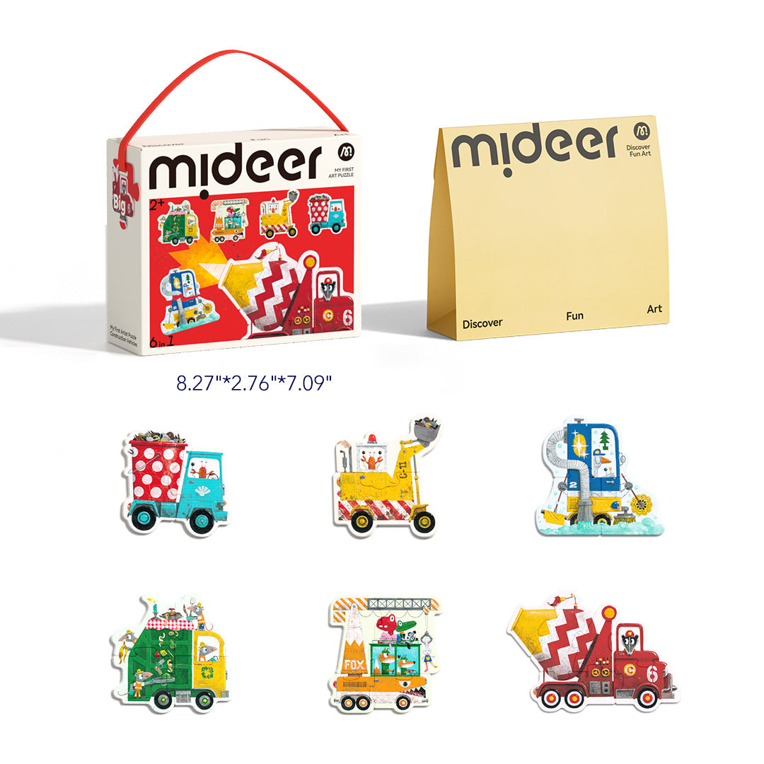 Mideer My First Artist Puzzle (6 Themes) - Pupsik Singapore