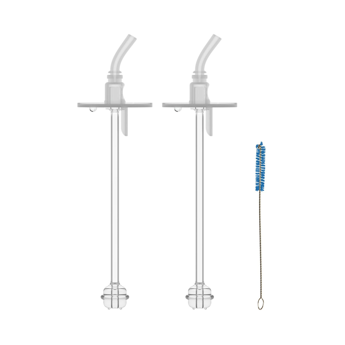 Dr. Brown's Milestones Sippy Straw Bottles w/ Silicone Handles, 270ml - Wide Neck (4 Colours)