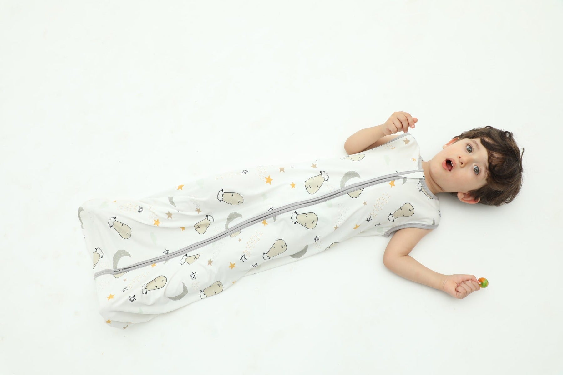Baa Baa Sheepz Wearable Blanket Zip Sleep Bag - Goodnight Baa Baa White (3 Sizes)
