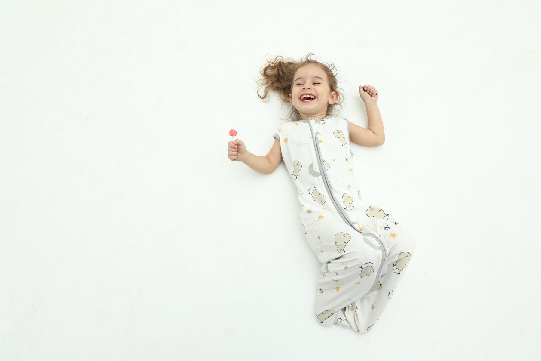 Baa Baa Sheepz Wearable Blanket Zip Sleep Bag - Goodnight Baa Baa White (3 Sizes)
